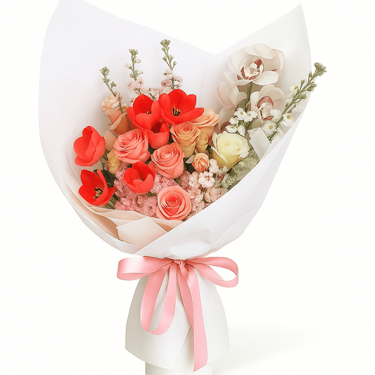 Summer Blooms Bouquet - Forgetmenot
