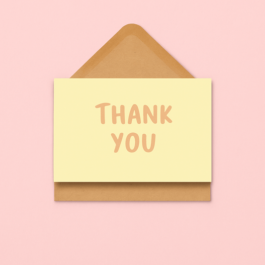Thank You Card - Forgetmenot