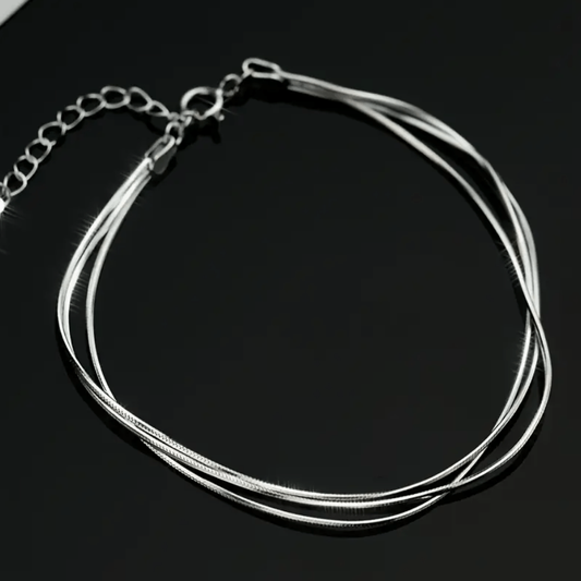 Three Strand Bracelet - Forgetmenot