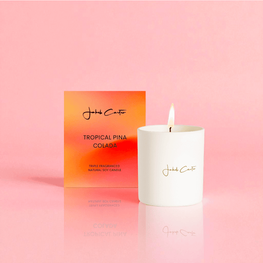 Tropical Pina Colada Soy Candle - Forgetmenot