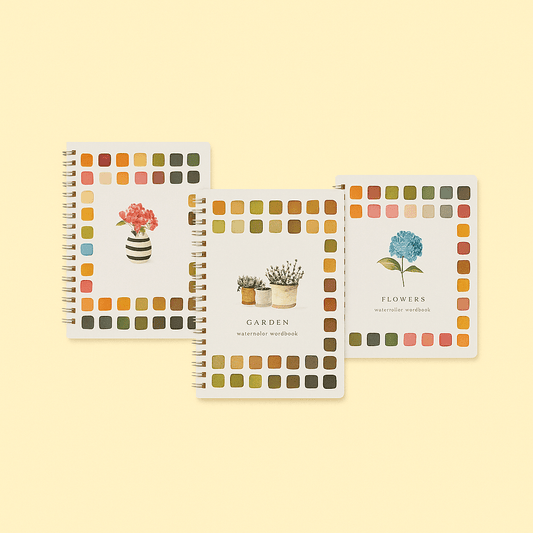 Watercolour Paint Book Kit - Forgetmenot