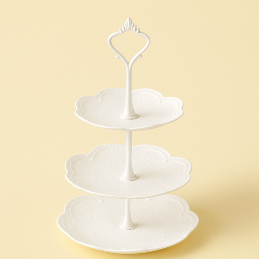 White Dessert Stand - Forgetmenot