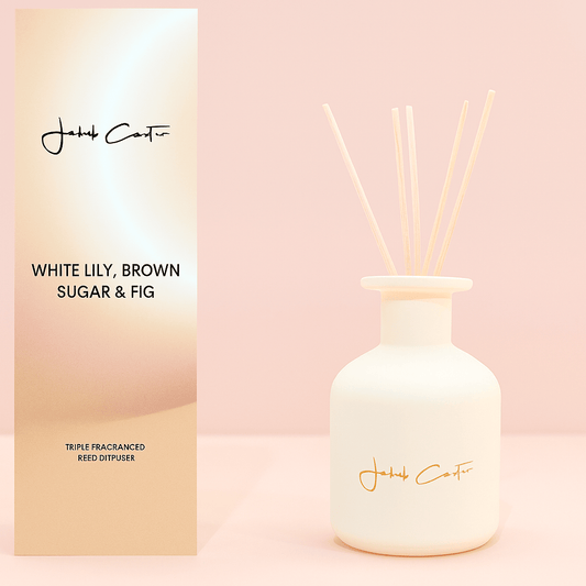 WHITE LILY, BROWN SUGAR & FIG REED DIFFUSER - Forgetmenot